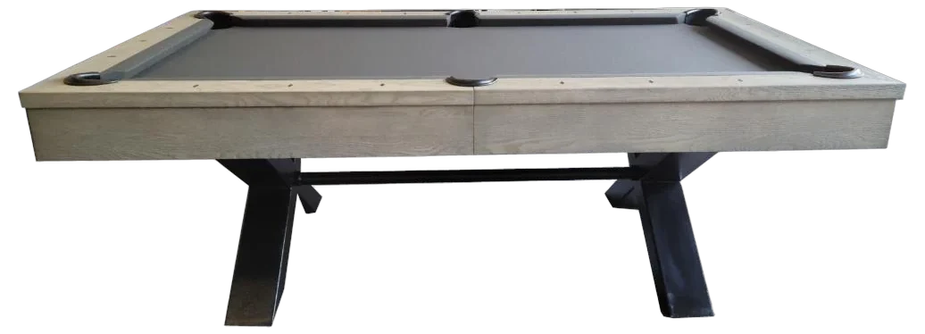 Belvedere pool table, Weathered Grey finish