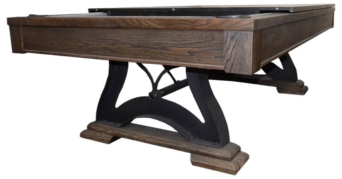 Sierra pool table, Dark Brown finish