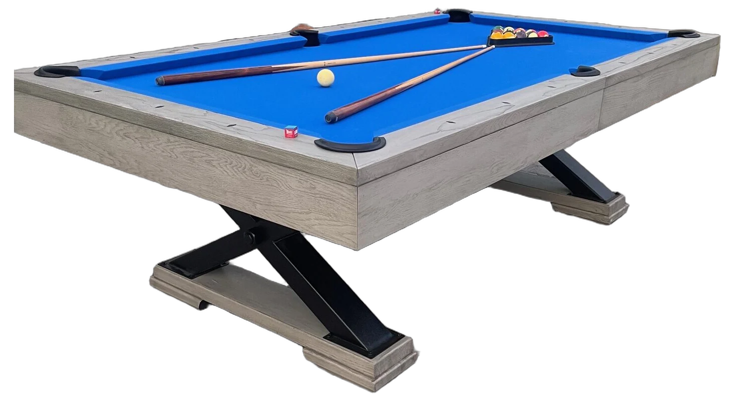 Summit pool table, Weathered Grey finish