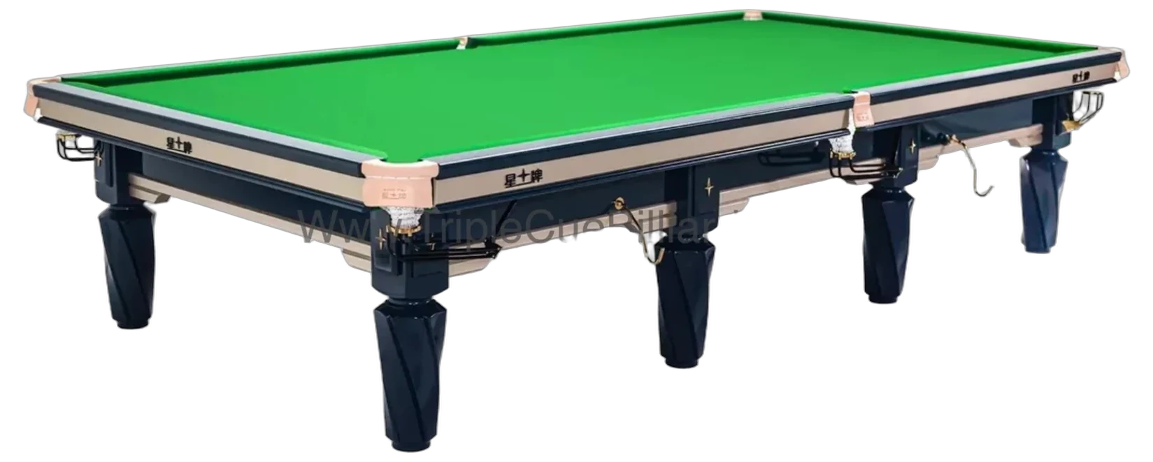 Azure snooker table
