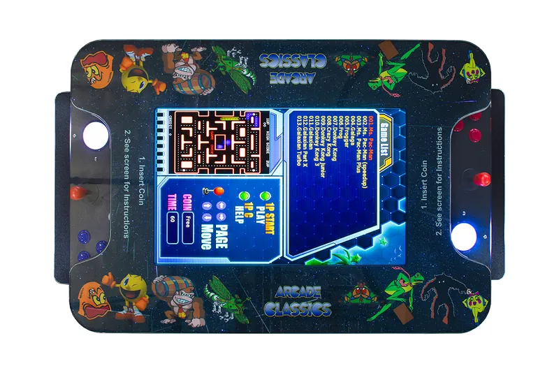 516 Trackball 26″ LCD Cocktail Arcade with remote led lighting — view 2