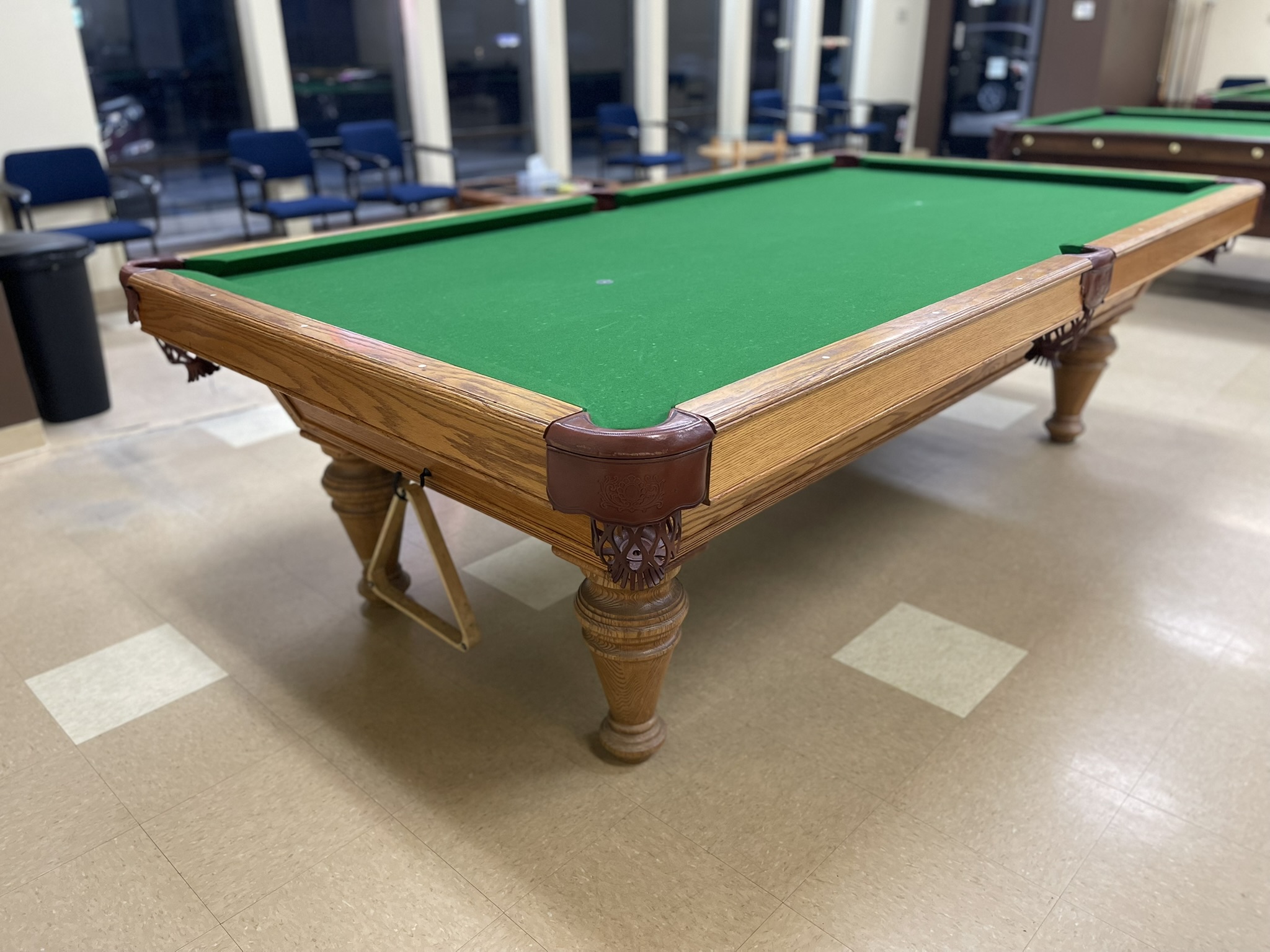 Brunswick, pre-owned 9 ft pool table