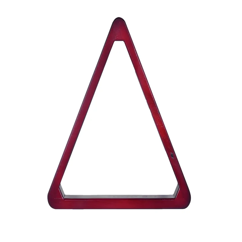 AT-205 Bull Nose Triangle Wood Ball Rack (8-ball) – Cherry