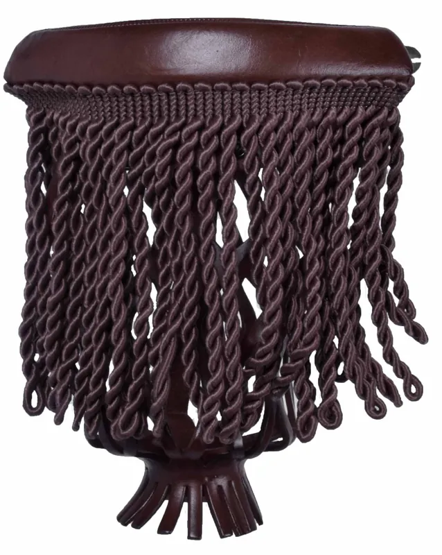 L-103 | #6 Brown Fringe Pockets