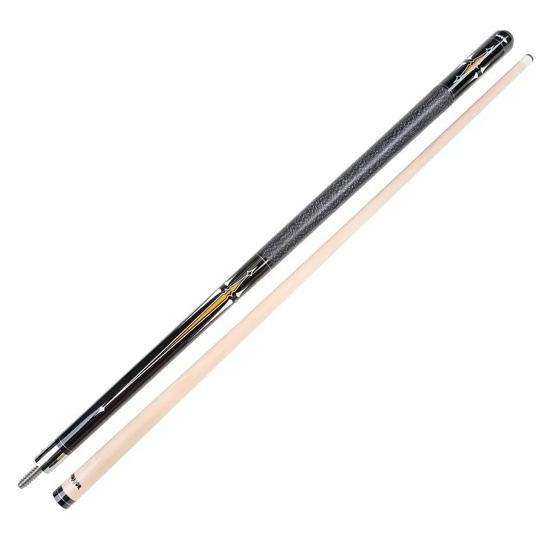 WSB19-4 | 2pcs. Warrior Maple Cue Stick, s.s. joint, blk I