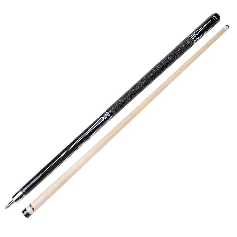 WSB19-5 | 2pcs. Warrior Maple Cue Stick, s.s. joint, blk I