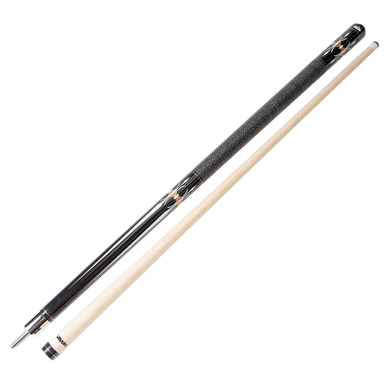 WSB19-1 | 2pcs. Warrior Maple Cue Stick,s.s. joint,blk I