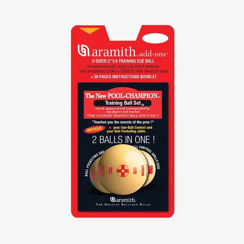 B-92 Pool Champion Training Cue Ball Aramith Blister Pack