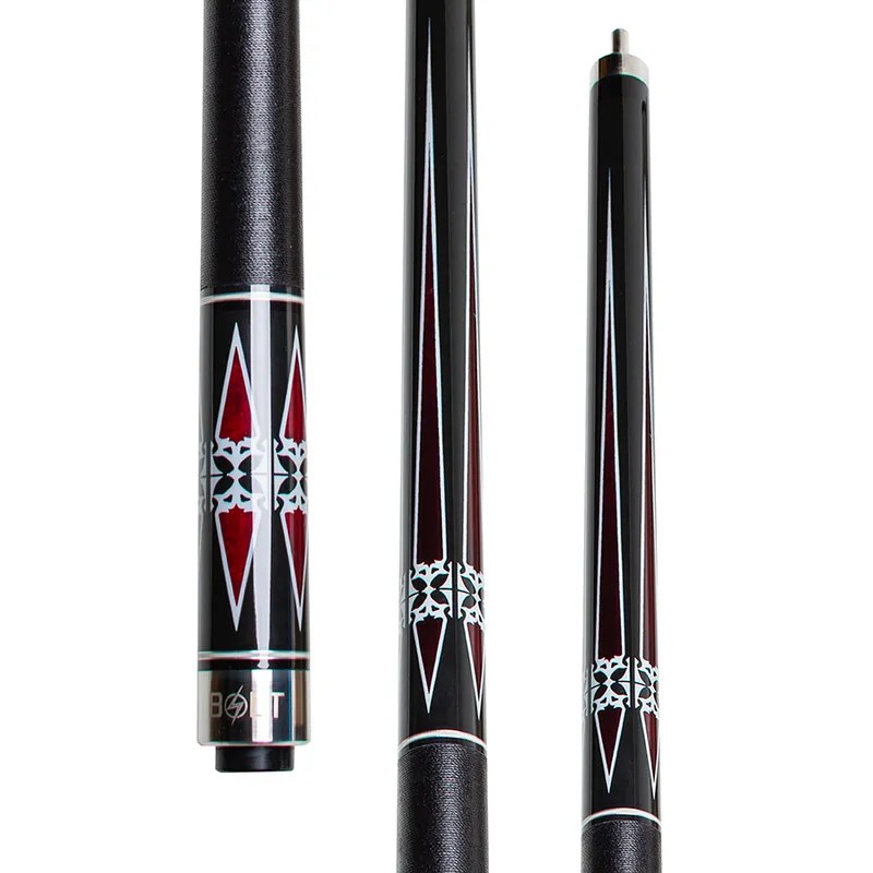WCA-2 | 2pcs. Bolt Kamui Black Tip Cue