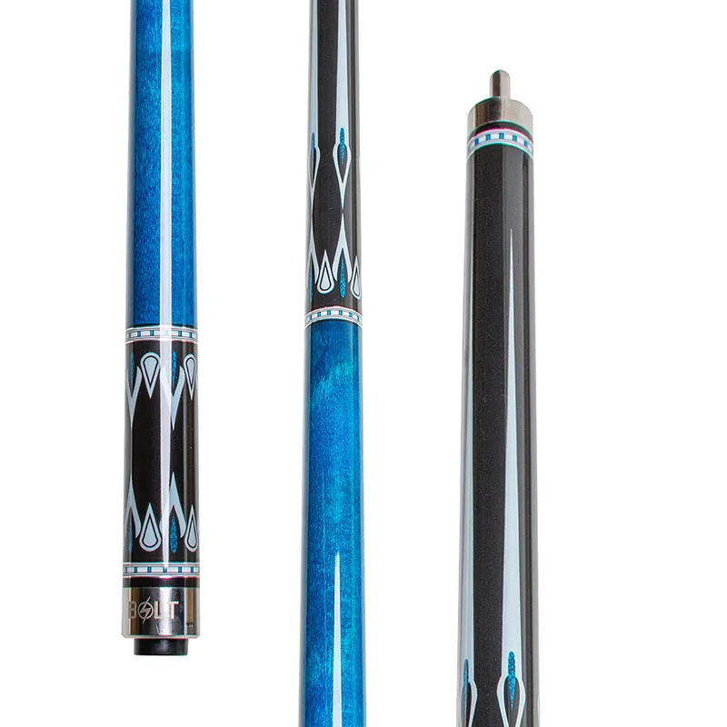 X22-43 | 2pcs. Bolt Kamui Black Tip Cue